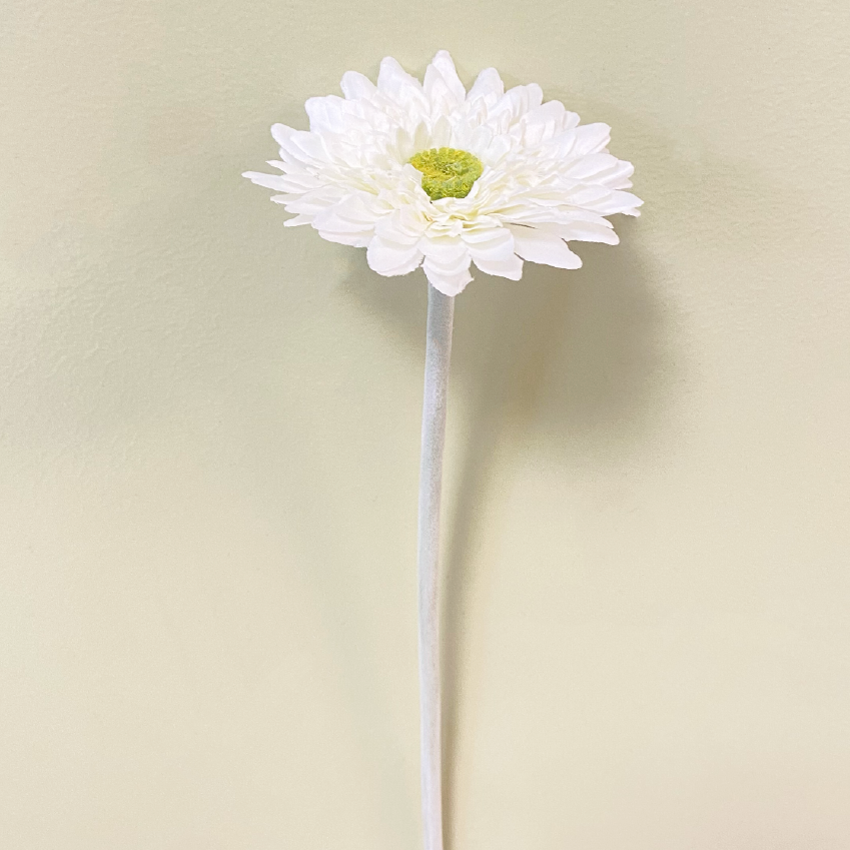 Gerbera Blanca Artificial 1 Vara