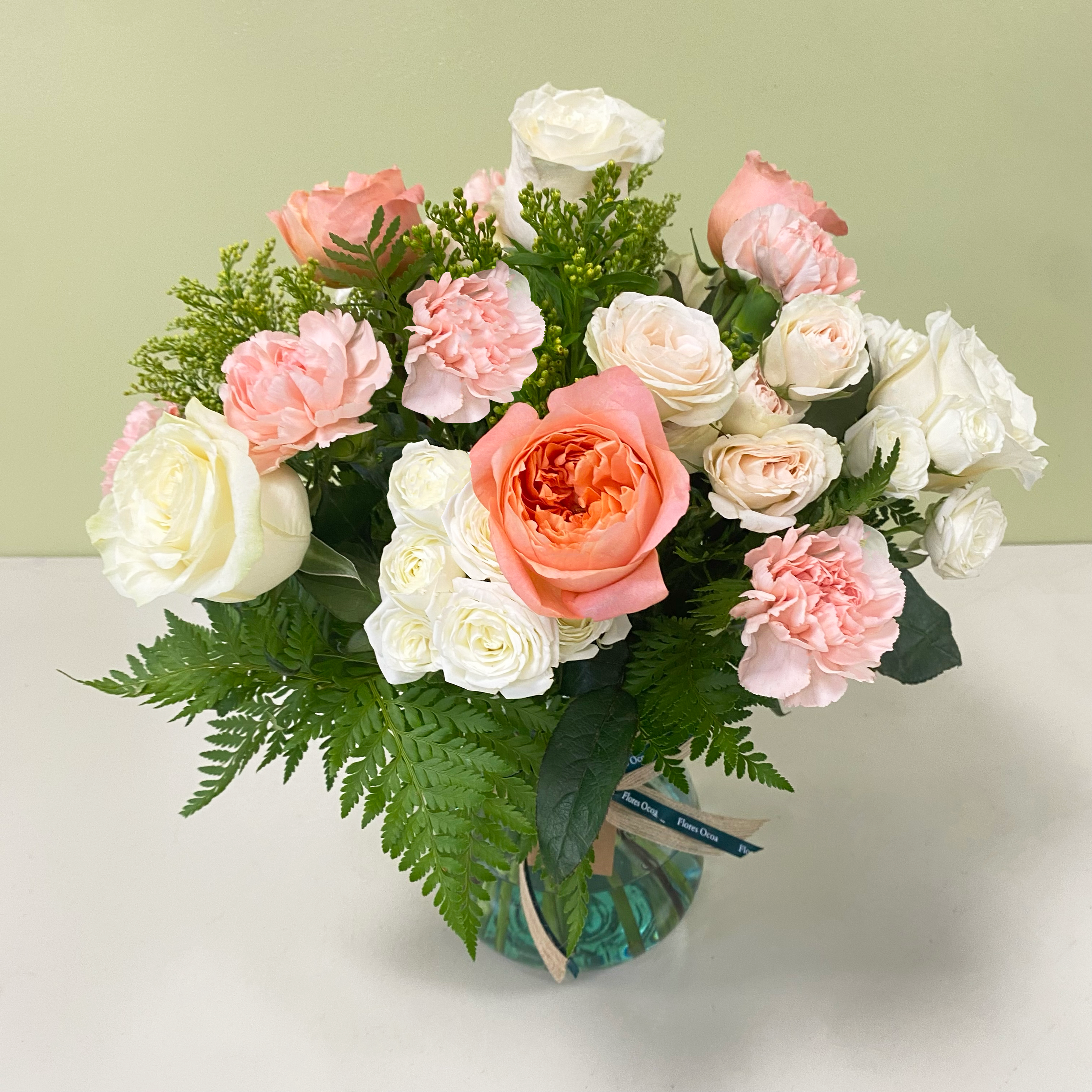 Florero Garden Roses & Rosas M