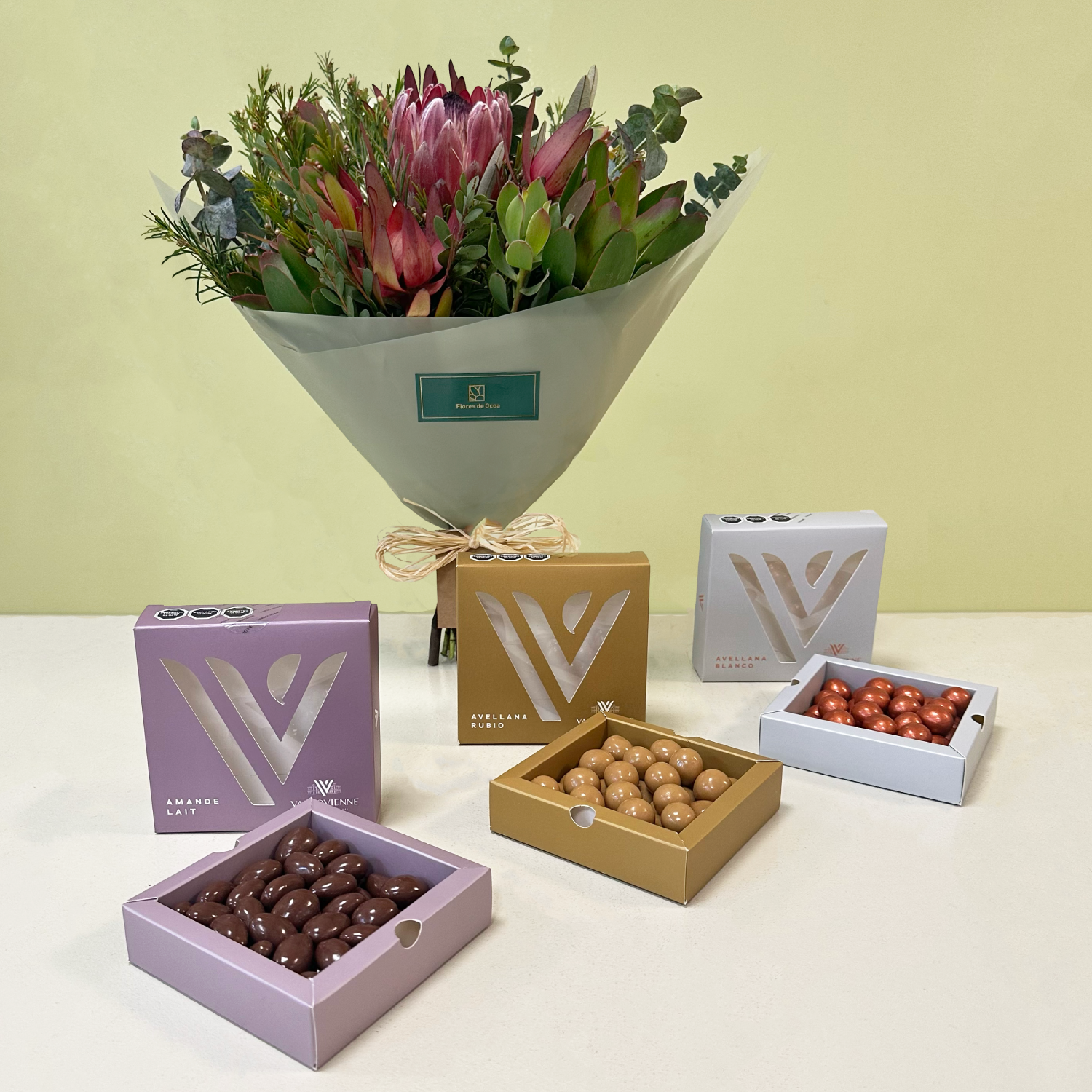 Ramo Mix Leucadendron+Chocolate
