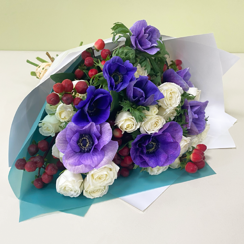 Anémonas Moradas & Hypericum