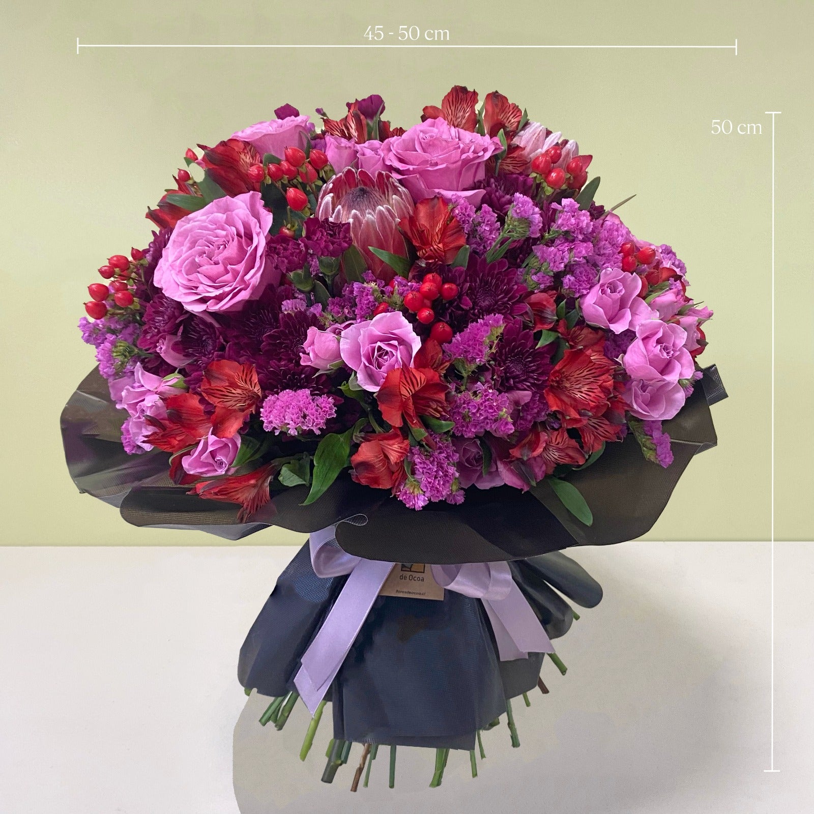 Bouquete Proteas & Garden Roses XL | 65 Varas