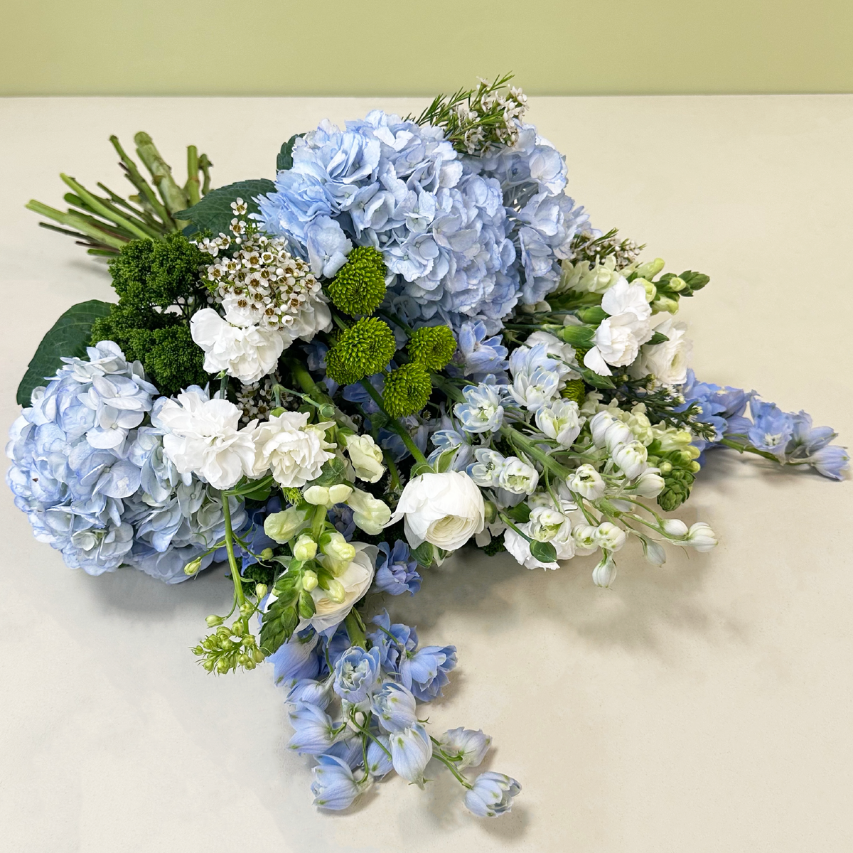Hortensias & Delphinium | Primavera